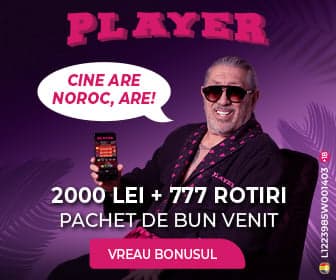 Player Casino: Bonus de bun venit de 2.000 de lei și 777 rotiri gratuite fara depunere